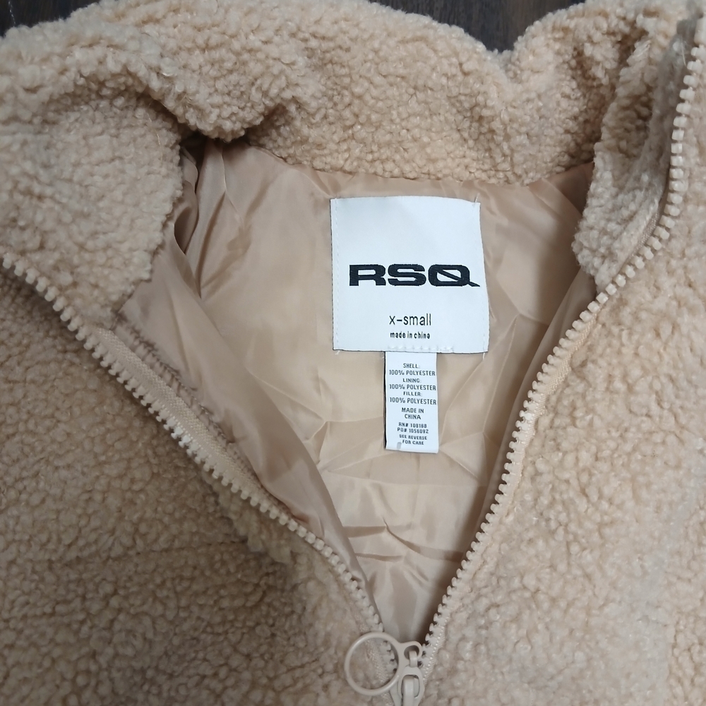 RSQ Camel Teddy Jacket - Picture 2 of 6